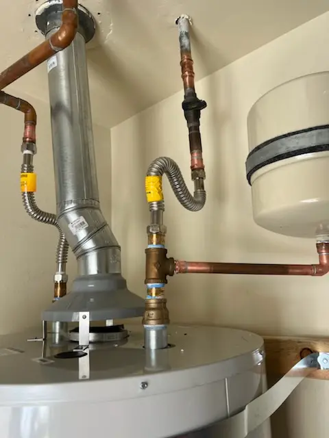 Water heater installation and plumbing repair in Rose Garden